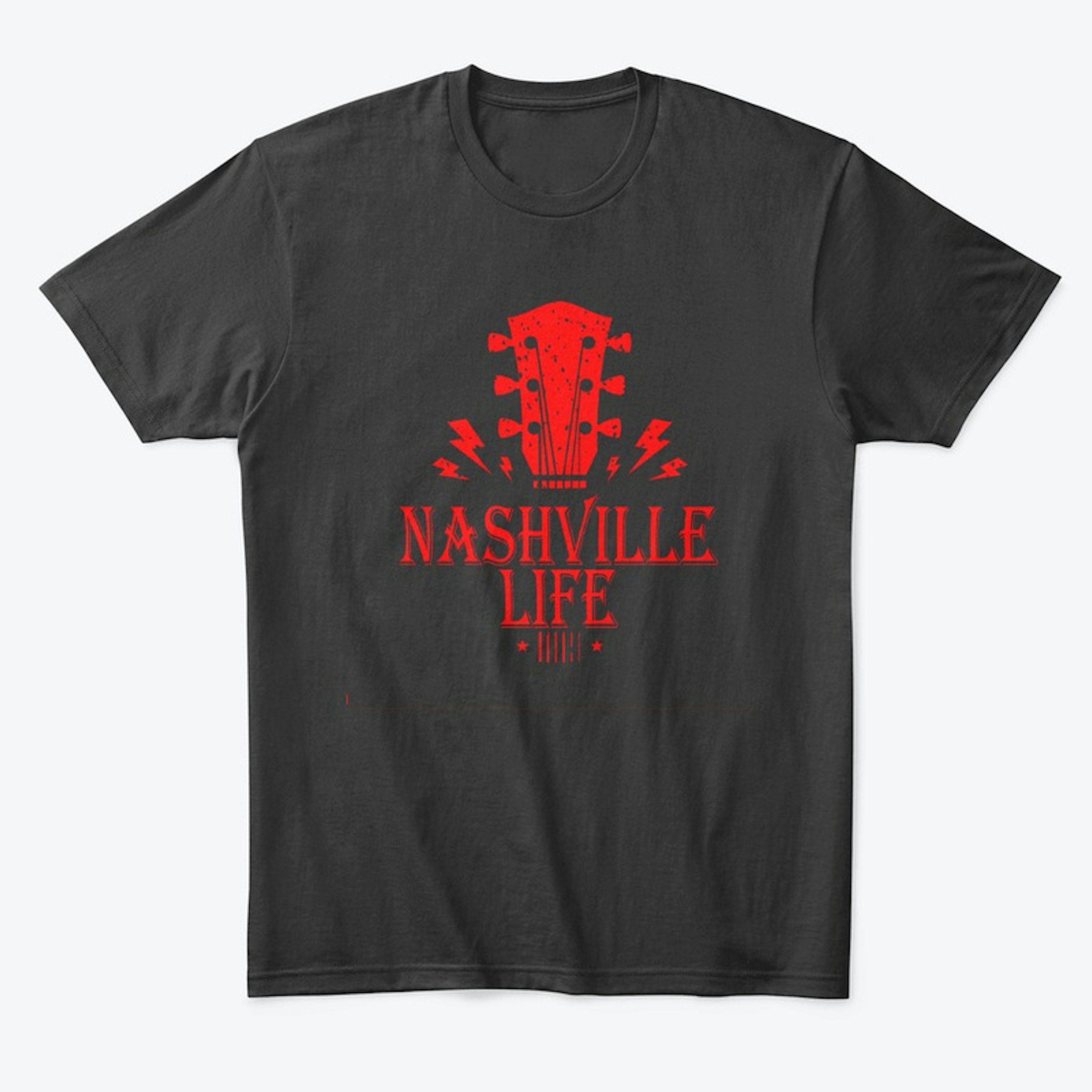 Nashville Life Red Guitar
