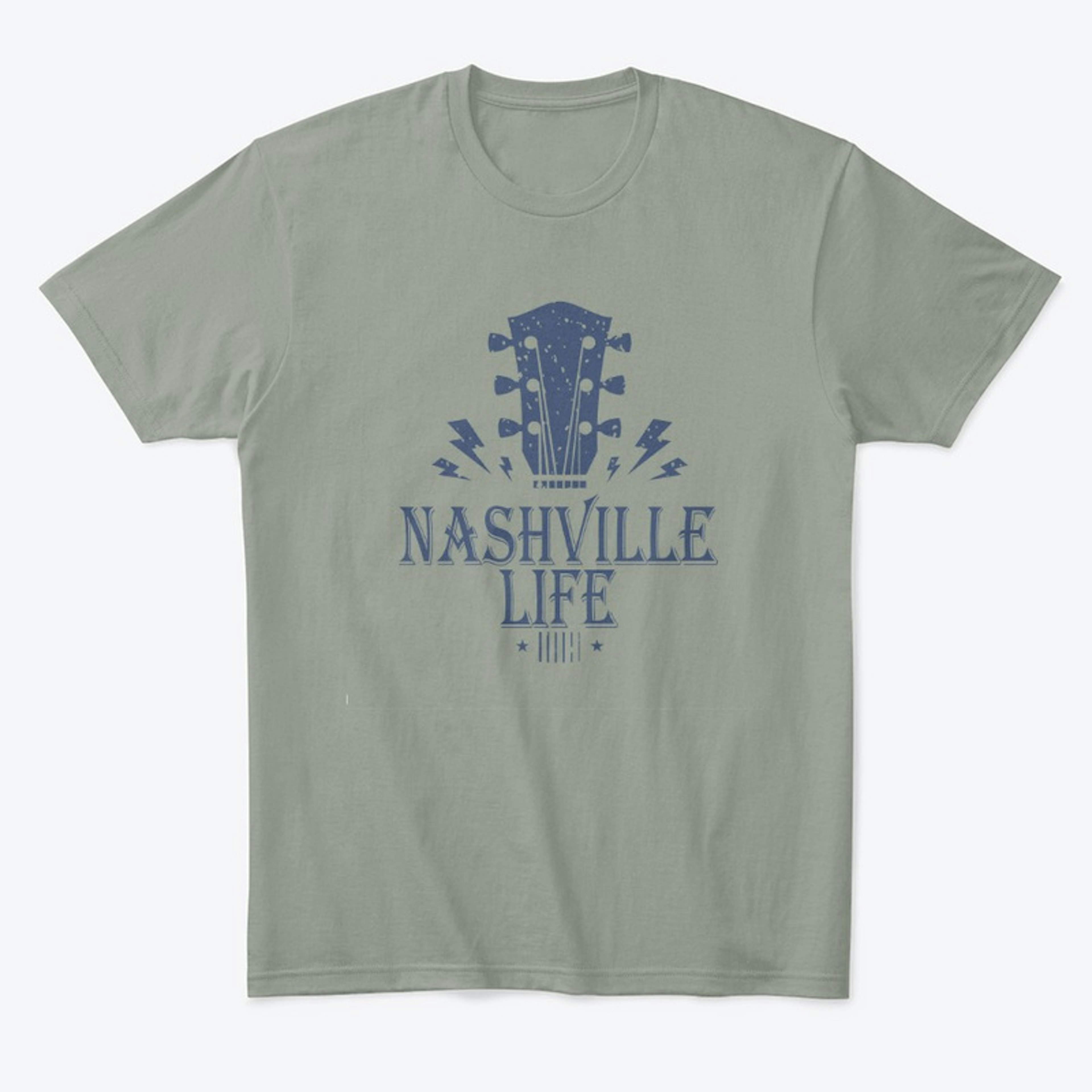 Nashville Life Blue Guitar 