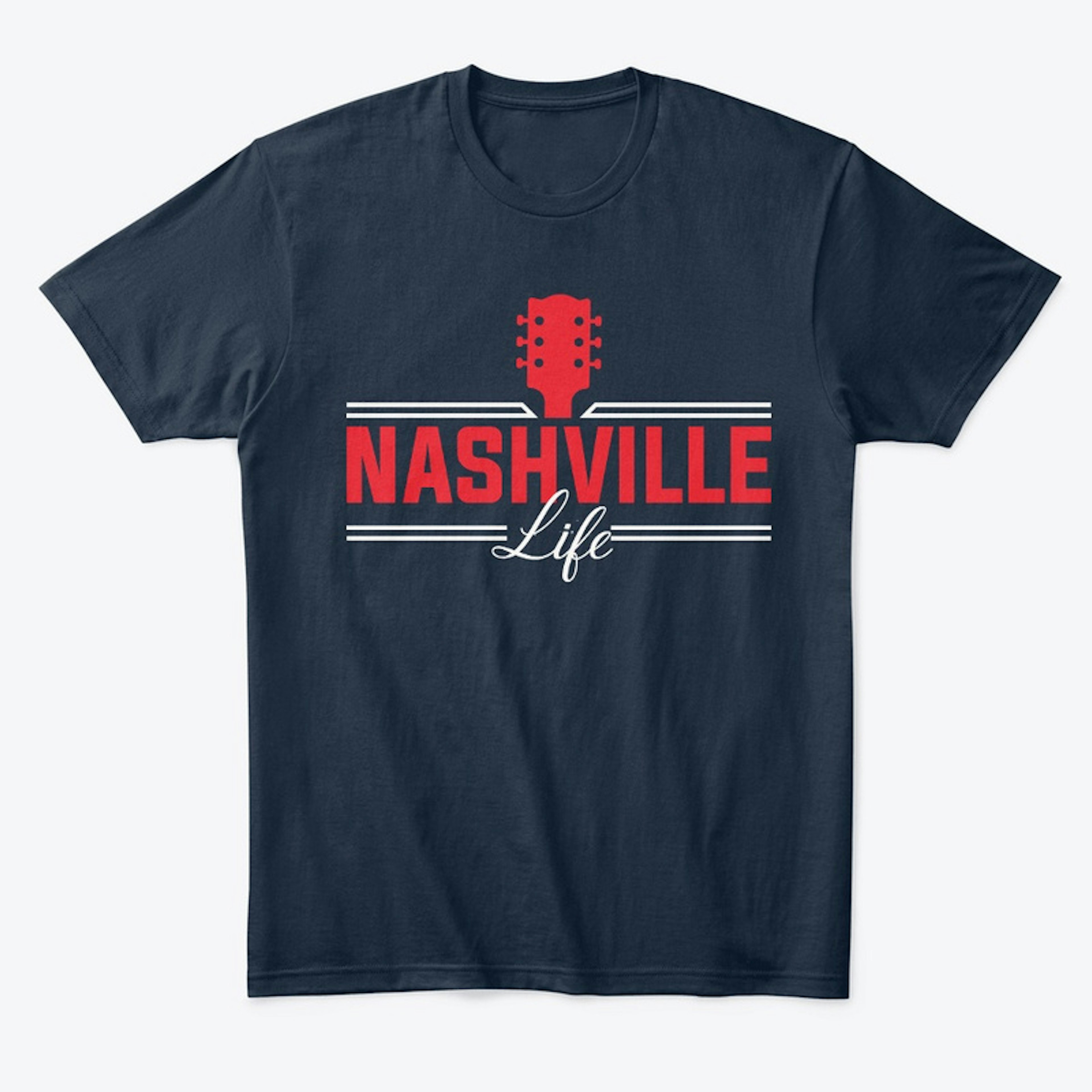 Nashville Life Guitar-red